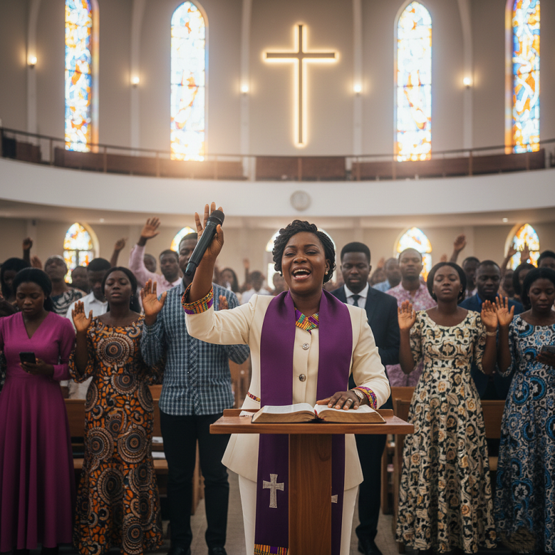 Academics female preacher